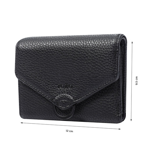 Billetera para Mujer Soft Ney Negra pequeña