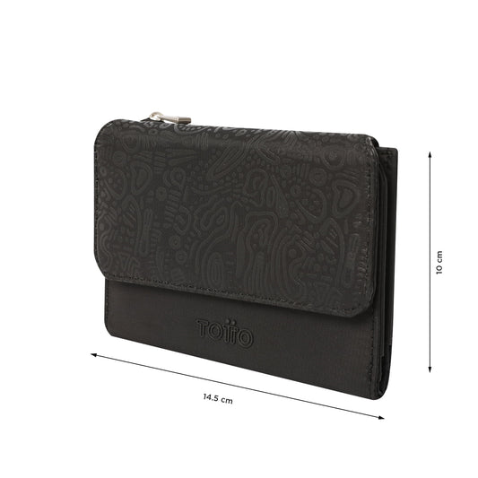 Billetera Montana con RFID Blocker Negra