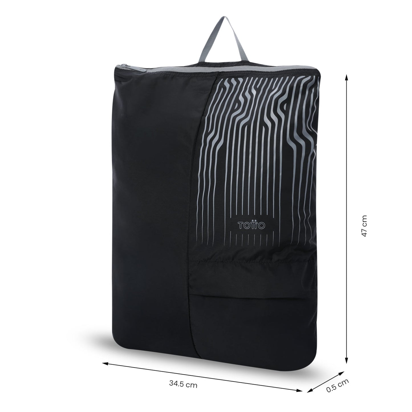 Bolsa esportiva dobrável multifuncional Trx preta