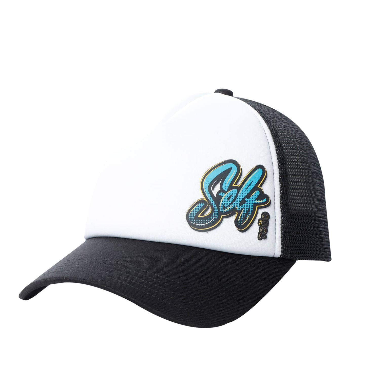 Gorra Camionera Atlasy color Blanca/Negra