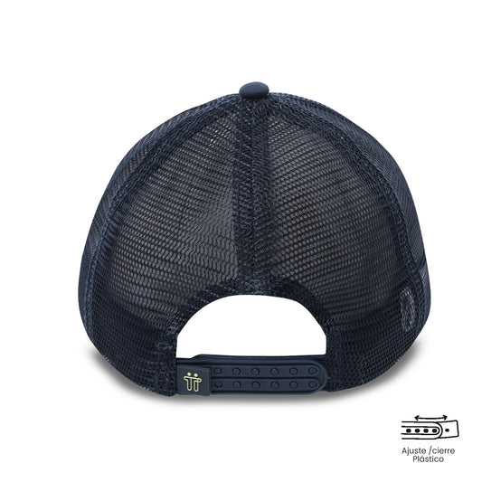 Boné Sharlie Flat Cap, Azul