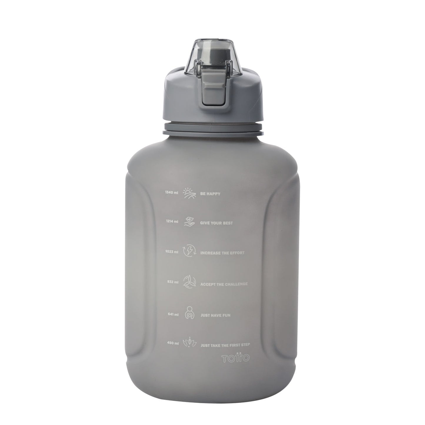 Botilito de agua Motivación 1500 ml Gris