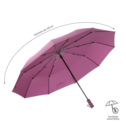 Sombrilla Grande Brella con Filtro UV Rosada Rose