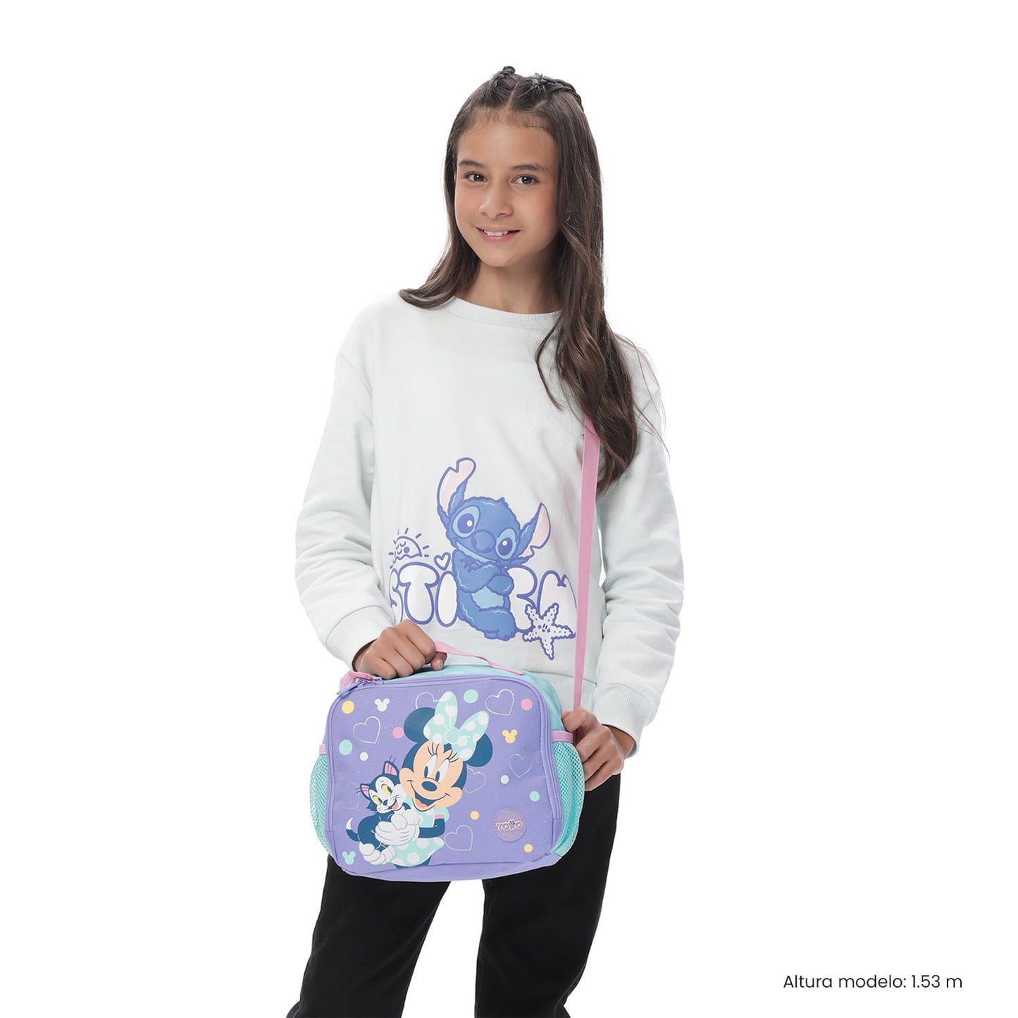 Combo Escolar Morral con ruedas Minnie + Lonchera y Cartuchera