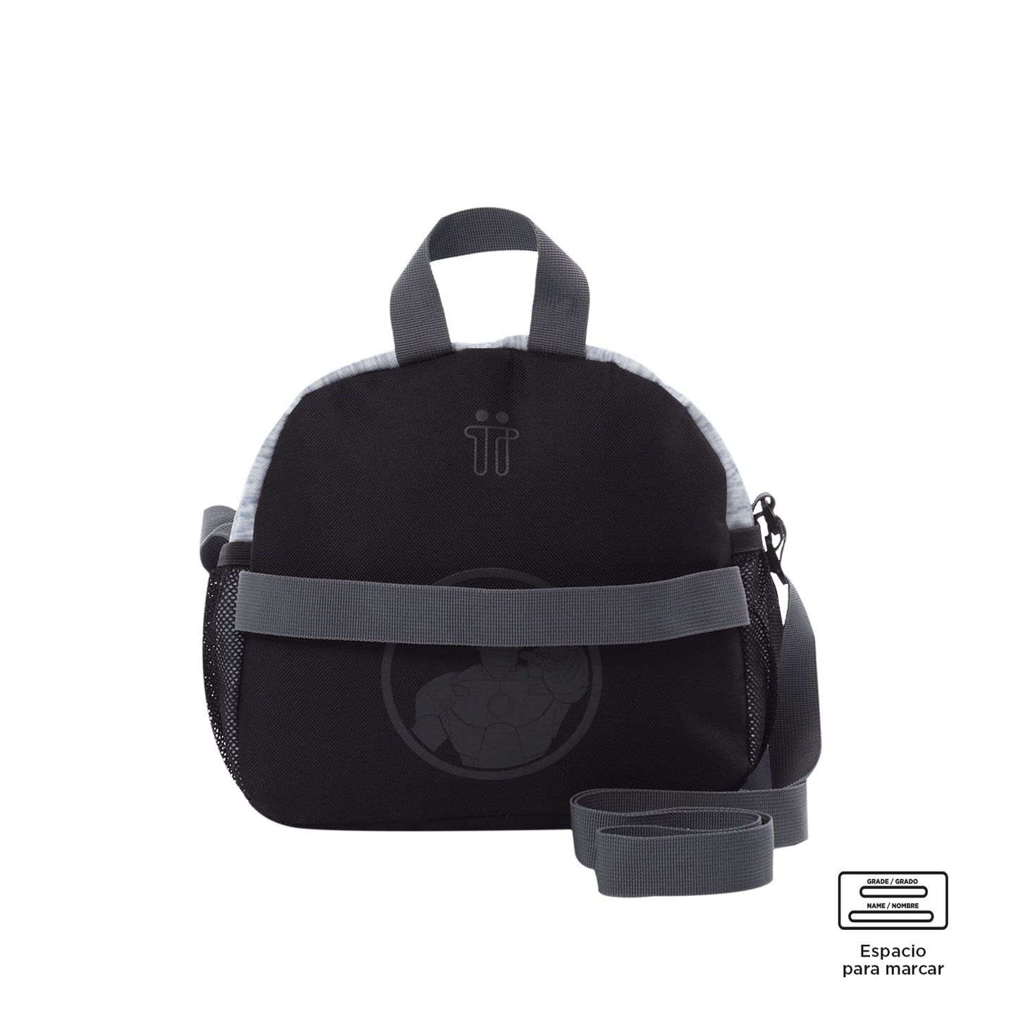 Lancheira térmica Super Avengers, cinza