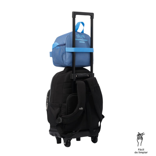 Lonchera Térmica Unisex Stitch Mediana Azul