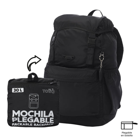 Morral Plegable Collapse 30 Mediano Negro