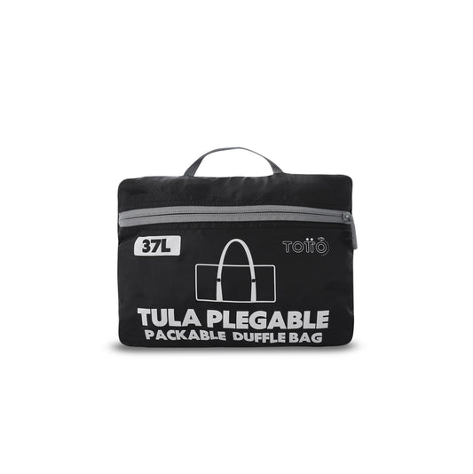 Tula de Viaje Plegable Tema 37 Grande Negra