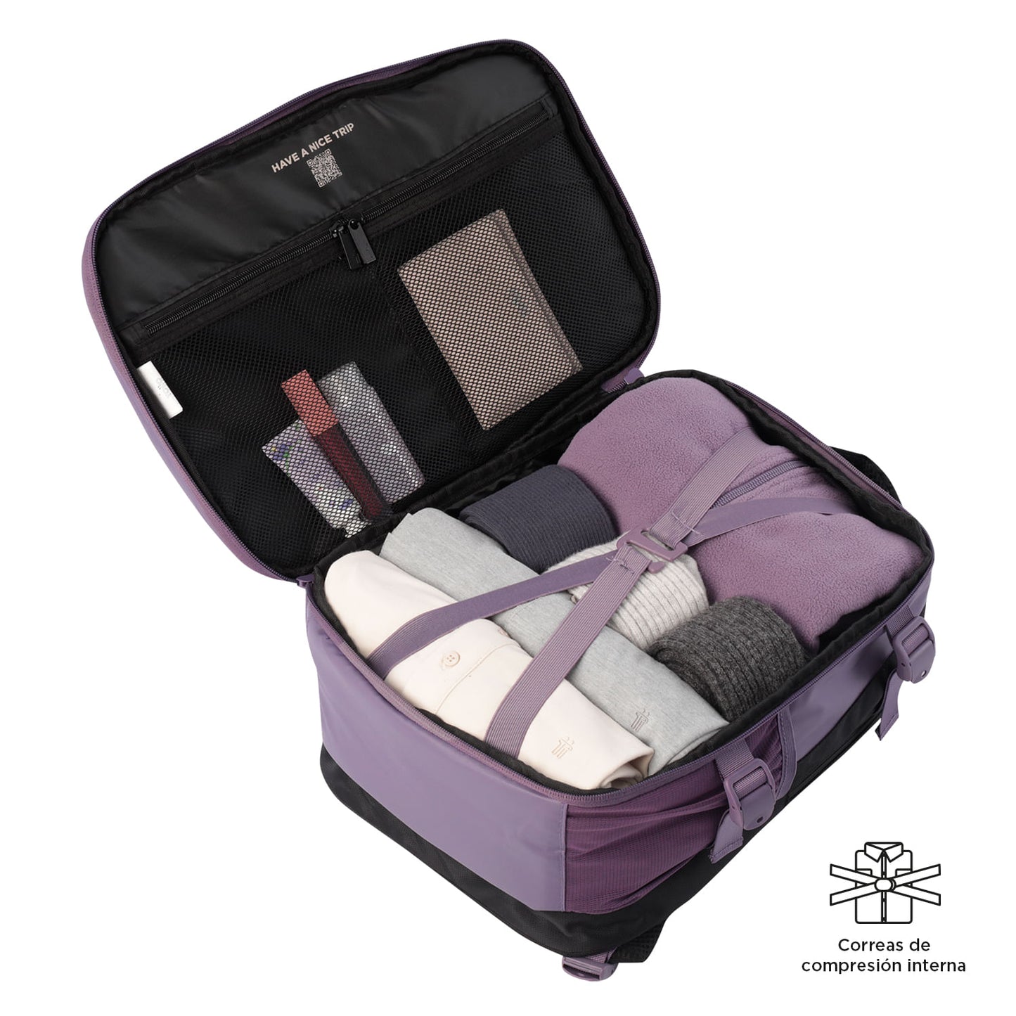 Morral Multifuncional de Viaje Trip Mediano Morado