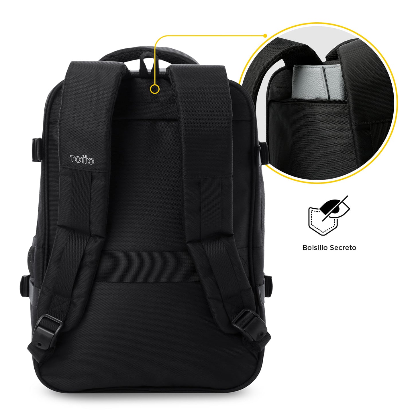 Morral de Viaje Mediano Trip Negro