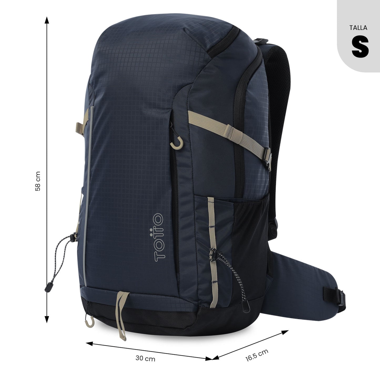 Mochila Summit 35 Azul para Atividades ao Ar Livre com Sistema de Pederneira