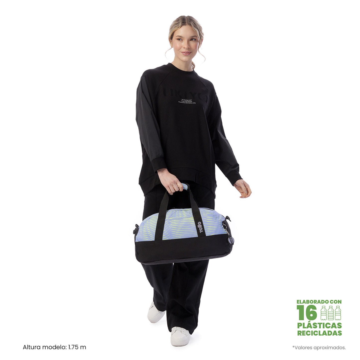 Mala de viagem pequena amarela Active