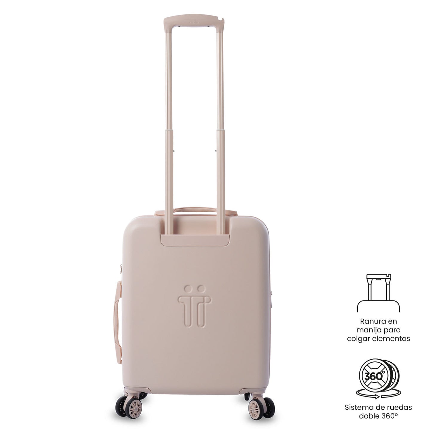 Mala de cabine Bazy+ 2.0 360, 10 kg, rosa