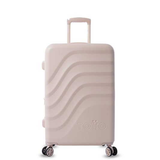 Mala de viagem média Bazy+ 2.0 360, rosa