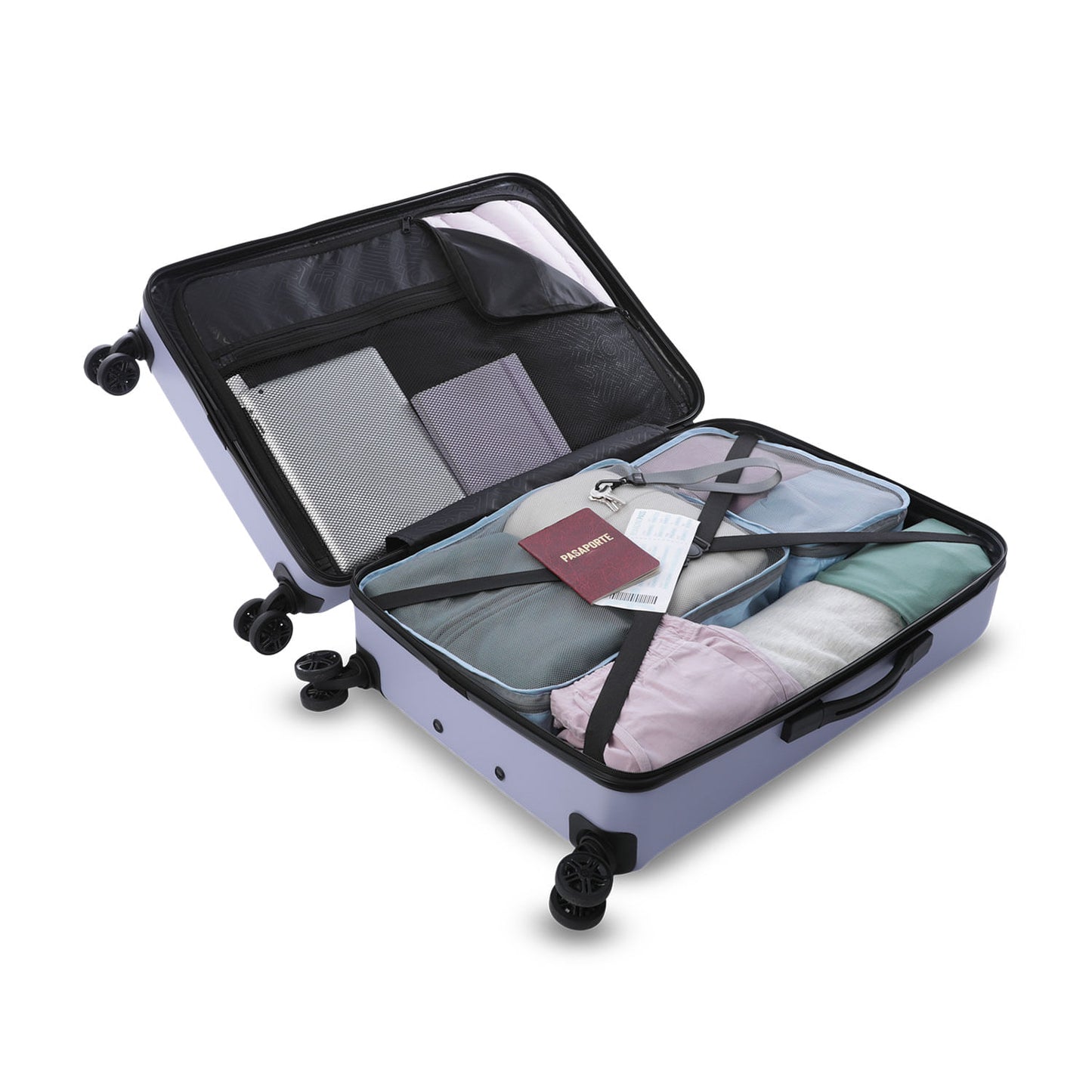 Mala de viagem média 360 Roxo Porto