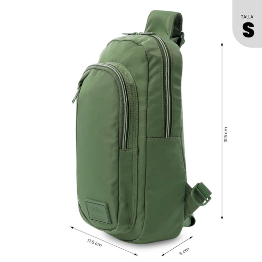 Bolsa pequena Tracer Blue para uso sem as mãos, ideal para homens.
