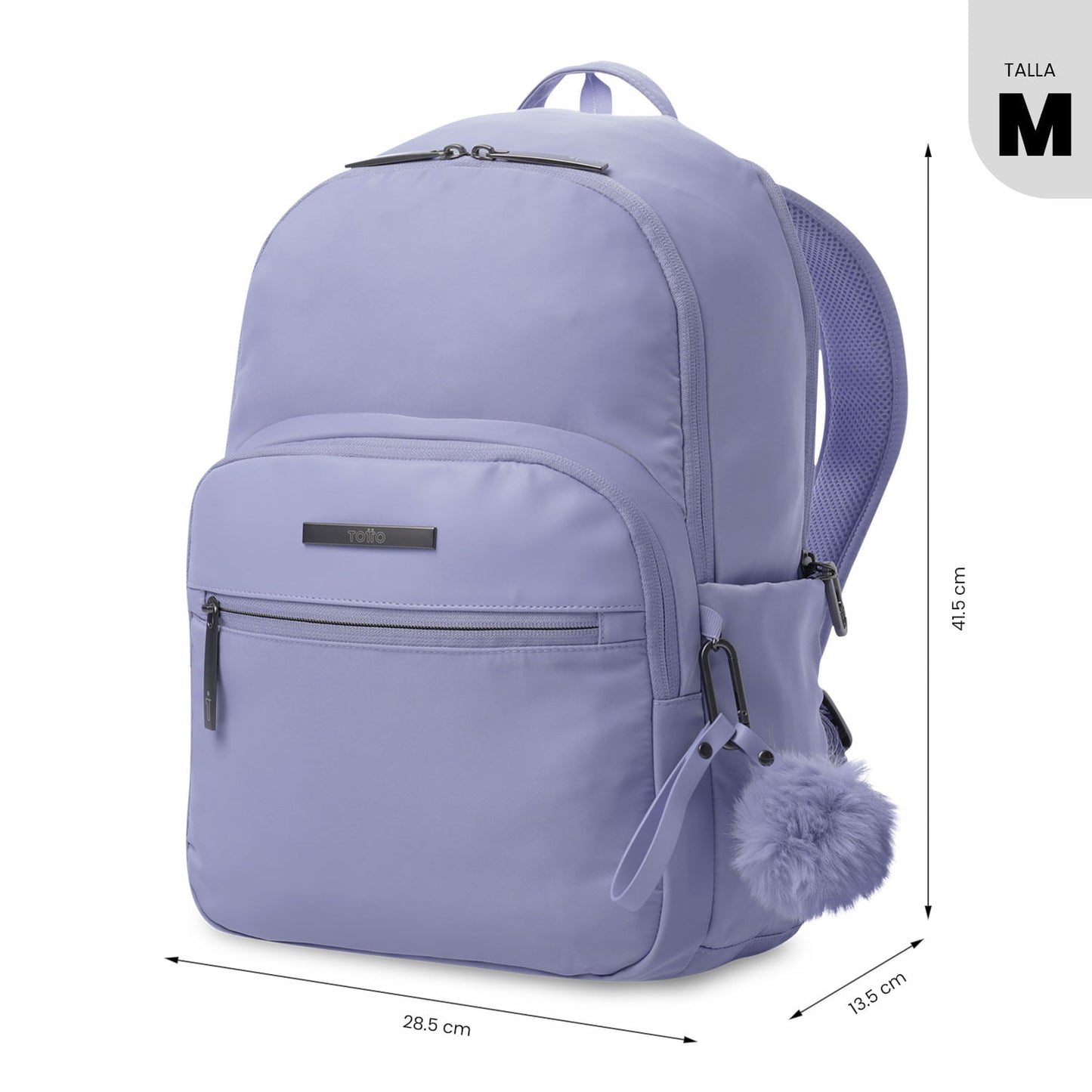 Mochila executiva feminina Adelaide 3 2.0 para laptop, para laptops de até 14 polegadas, roxa.