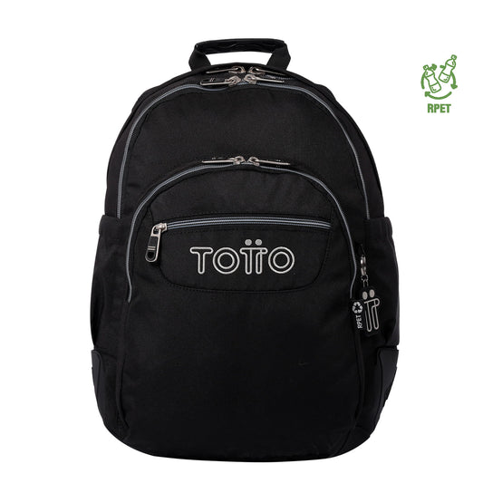 Mochila infantil para computador Rayol de 14 polegadas, preta.