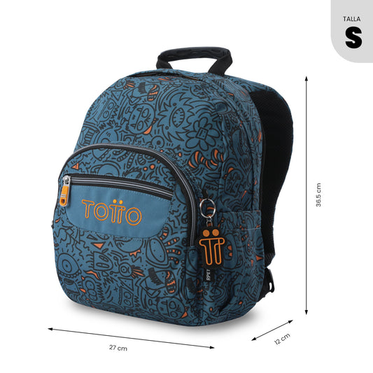 Mochila infantil pequena azul-escura