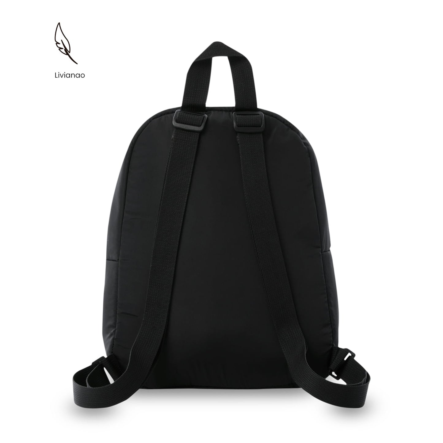 Mochila pequena Baltra para mulheres, preta.