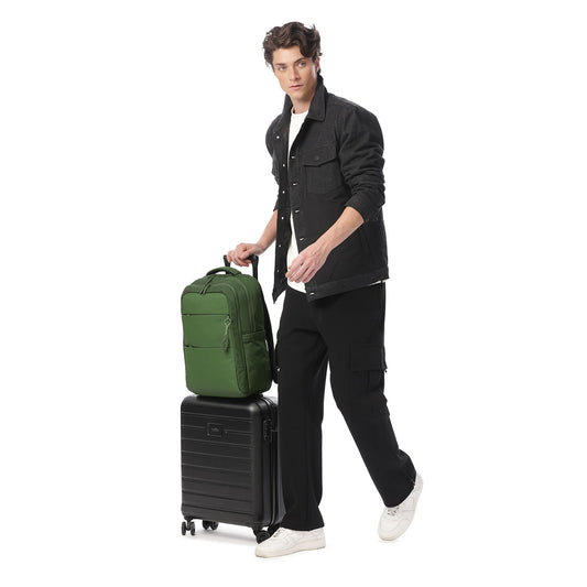 Mochila executiva masculina Dallas Green para laptop de 16".