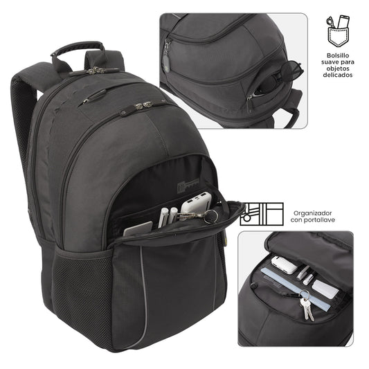 Morral Universitario Porta PC 15.4" Cambri 2.0 Gris Unisex