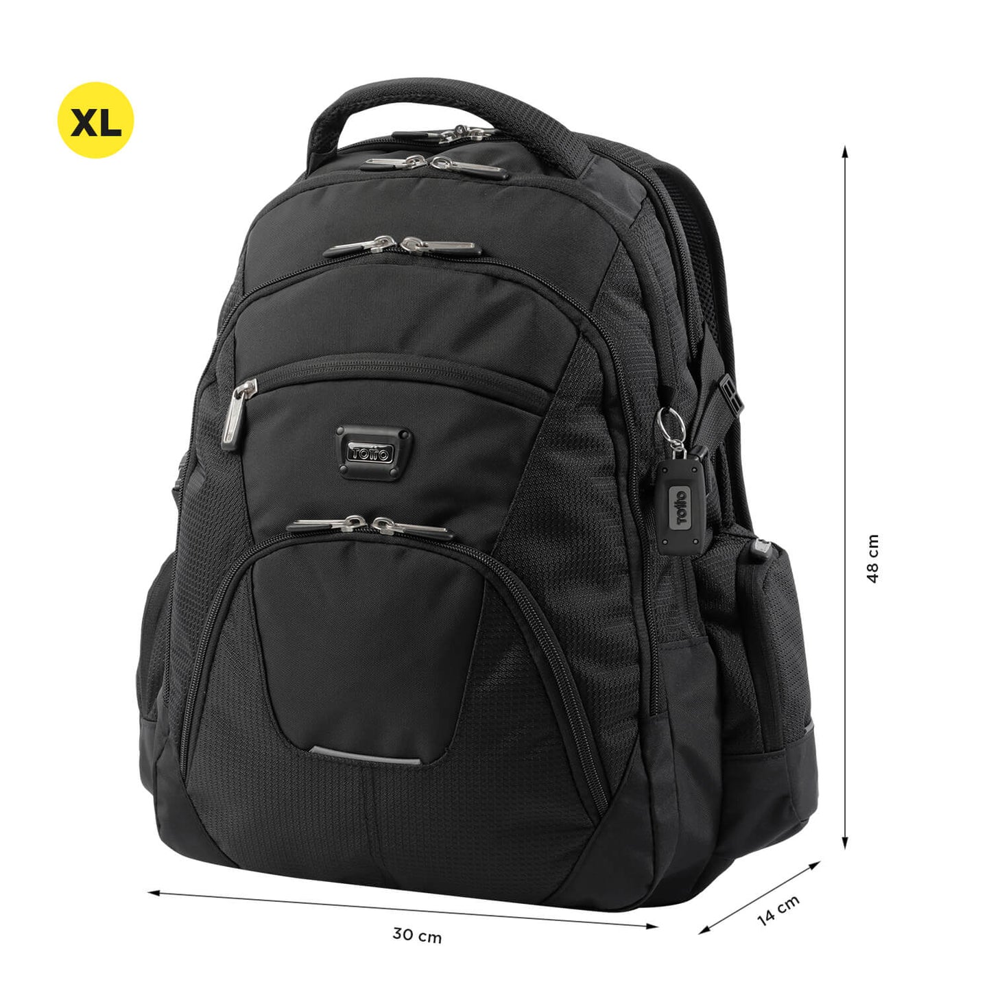 Mochila Tática Multifuncional Polixan 2.0 - Preta