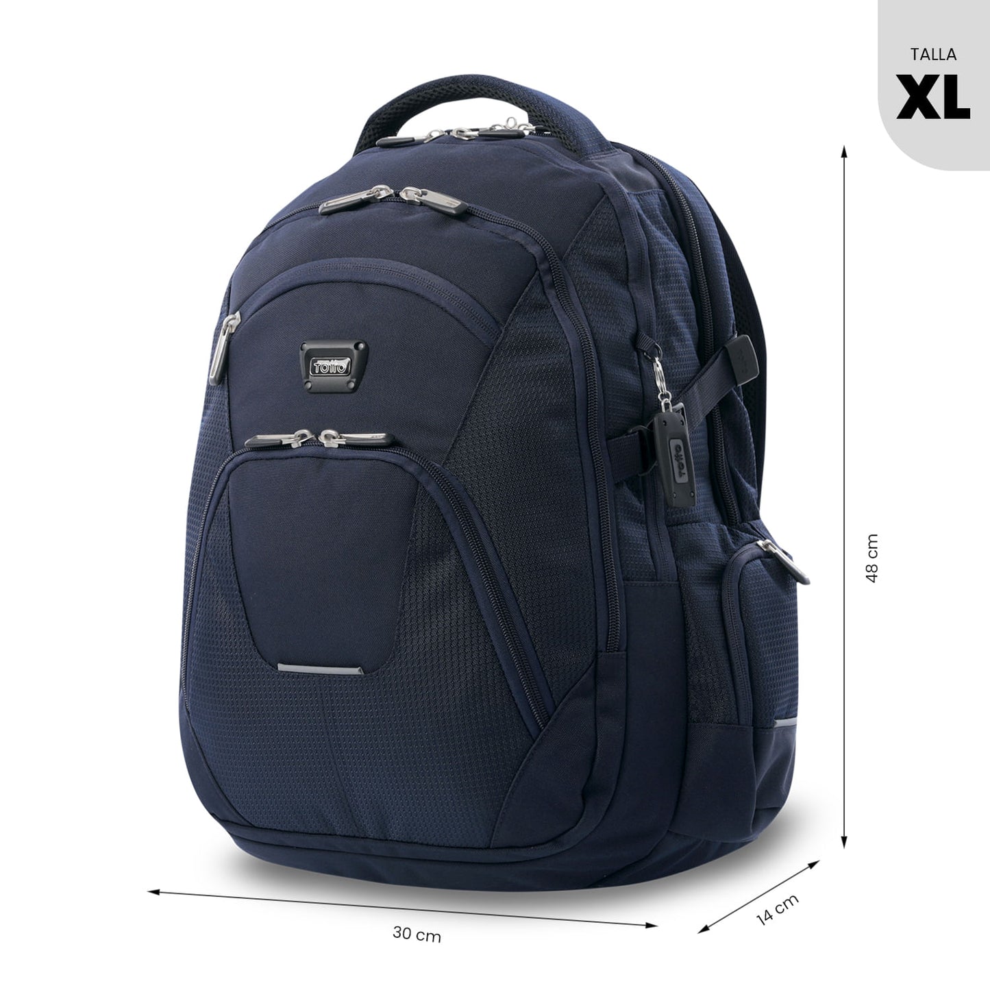 Mochila Tática Multifuncional Polixan 2.0 Azul