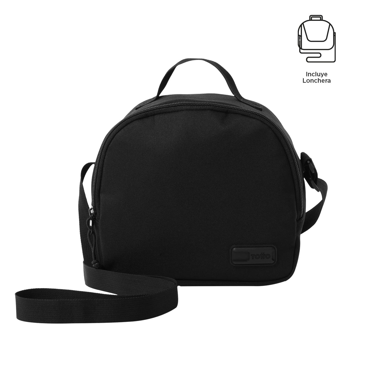 Combo Juvenil X 3 + Lonchera + Cartuchera Yuno Morral 14" Negro Unisex