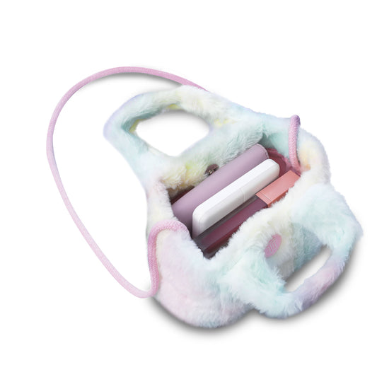 Bolso de Peluche para Niña Fluffy Rosado