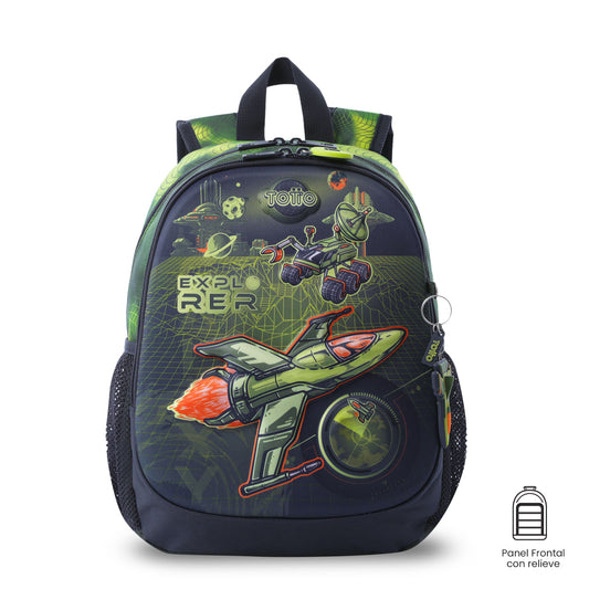 Morral para Niño Explorer Ship Pequeño Verde