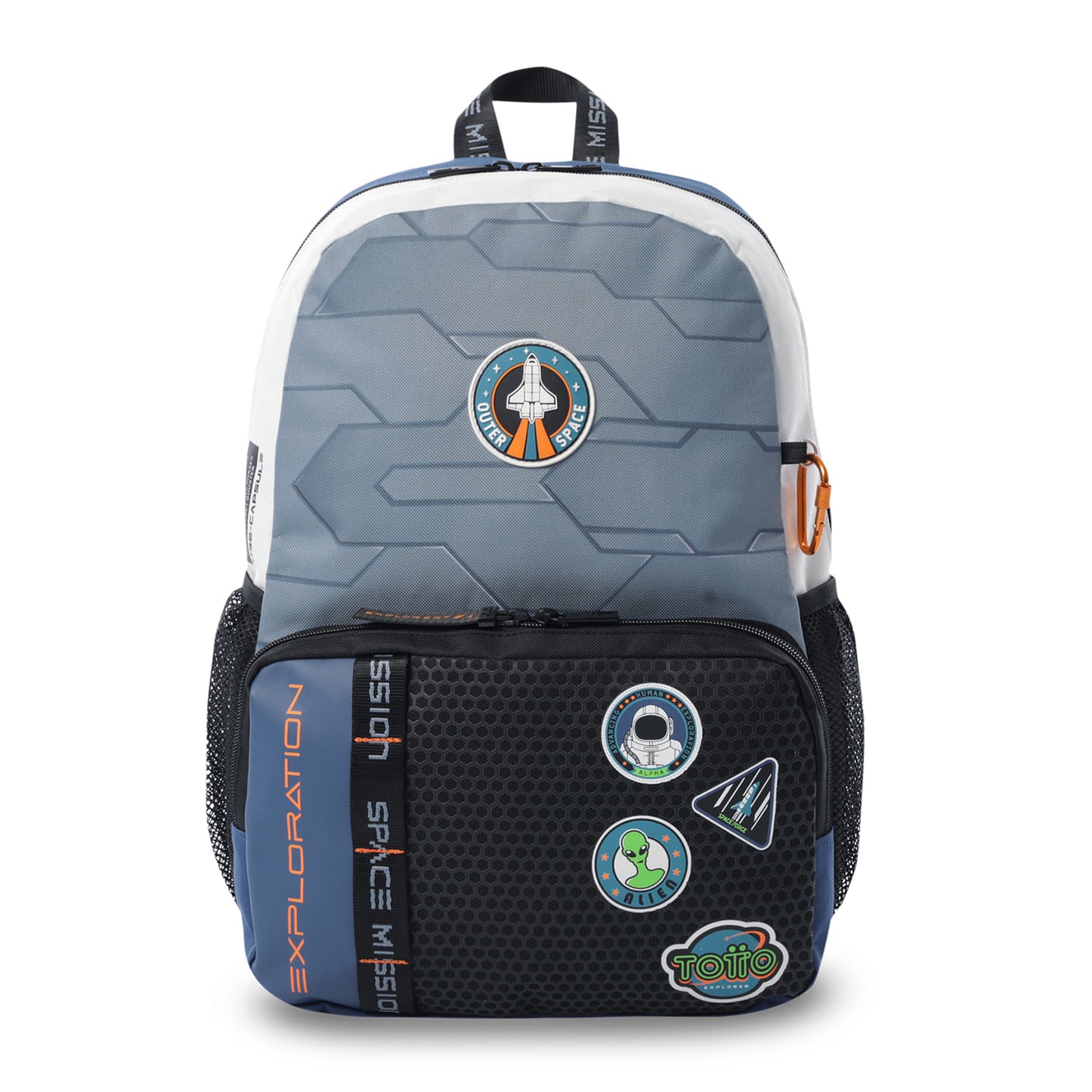 Morral para Niño Gemini 2 Mediano Gris