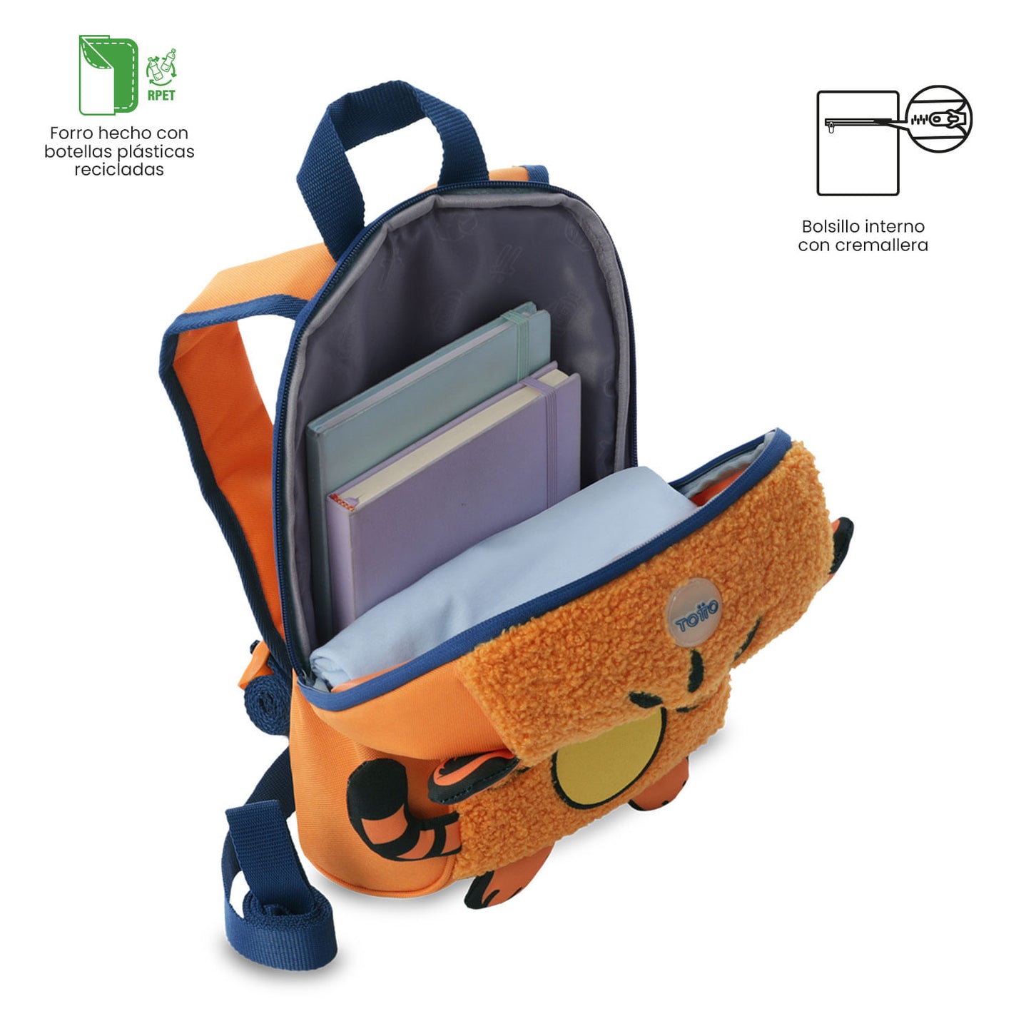 Morral para Niño Kido Pequeño color Naranja