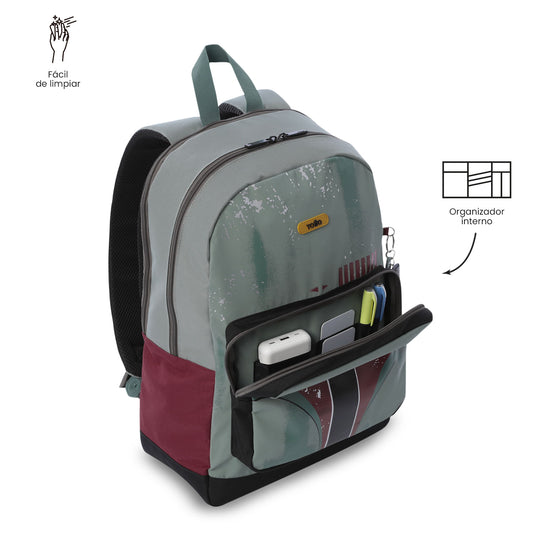 Morral para Hombre Star Wars Boba Fett Grande Verde