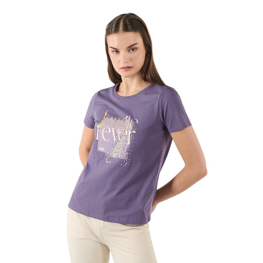 Camiseta feminina Thinky roxa