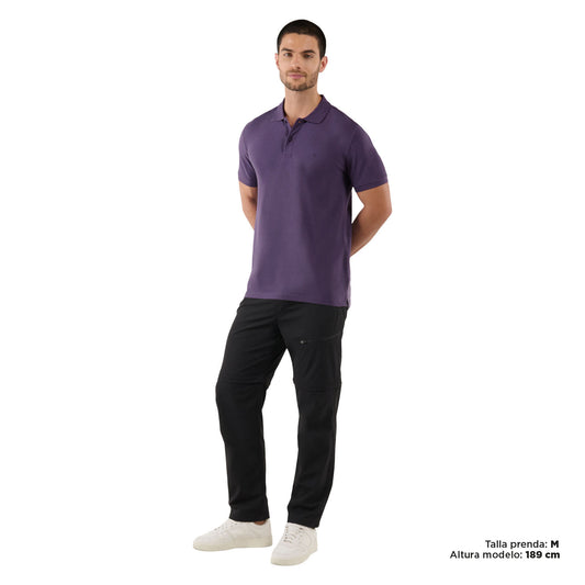 Camisa Polo Spencer para Hombre Morada