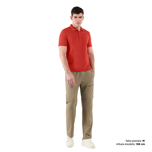 Camisa Polo Mormol para Hombre Roja