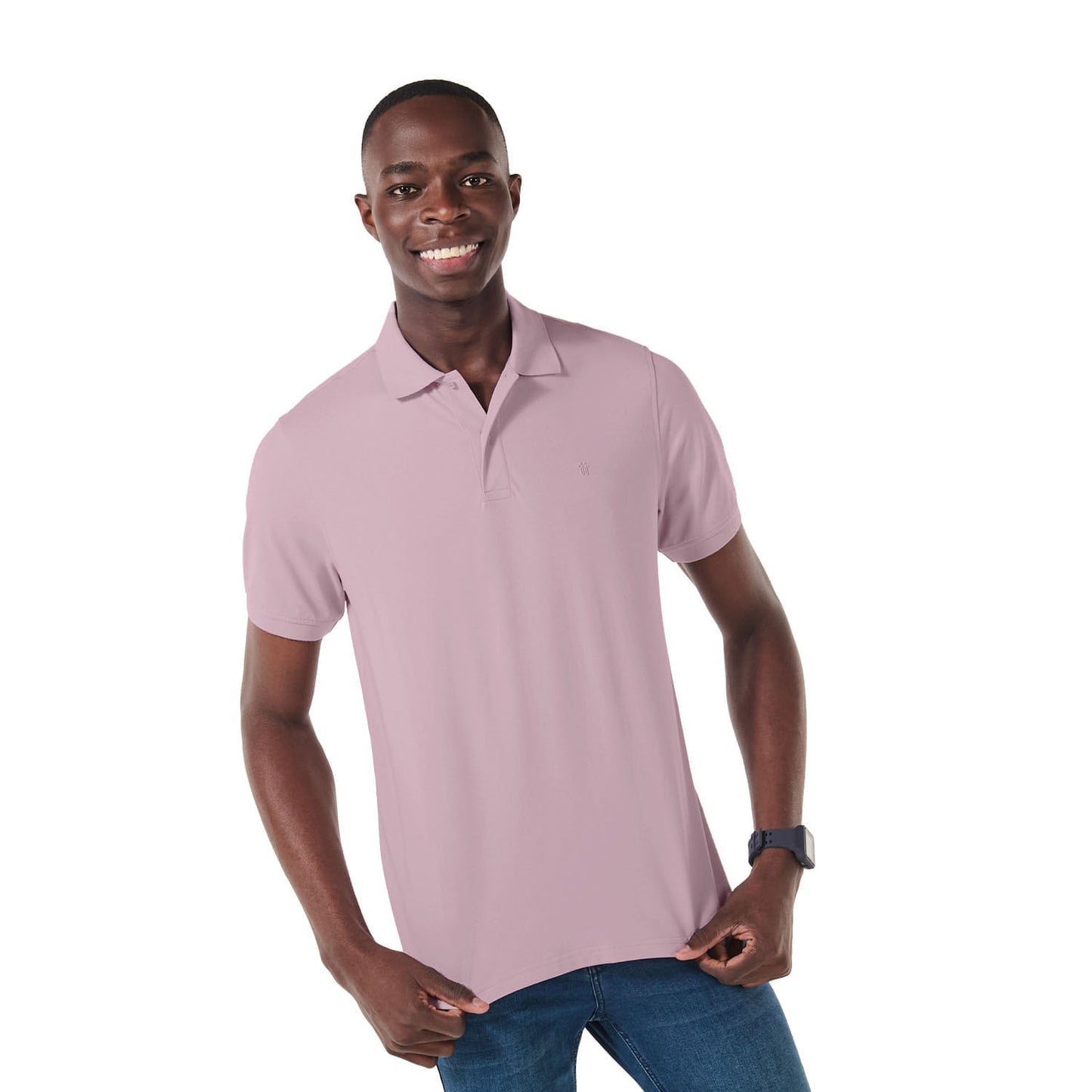 Camisa Polo Mason para Hombre Rosada