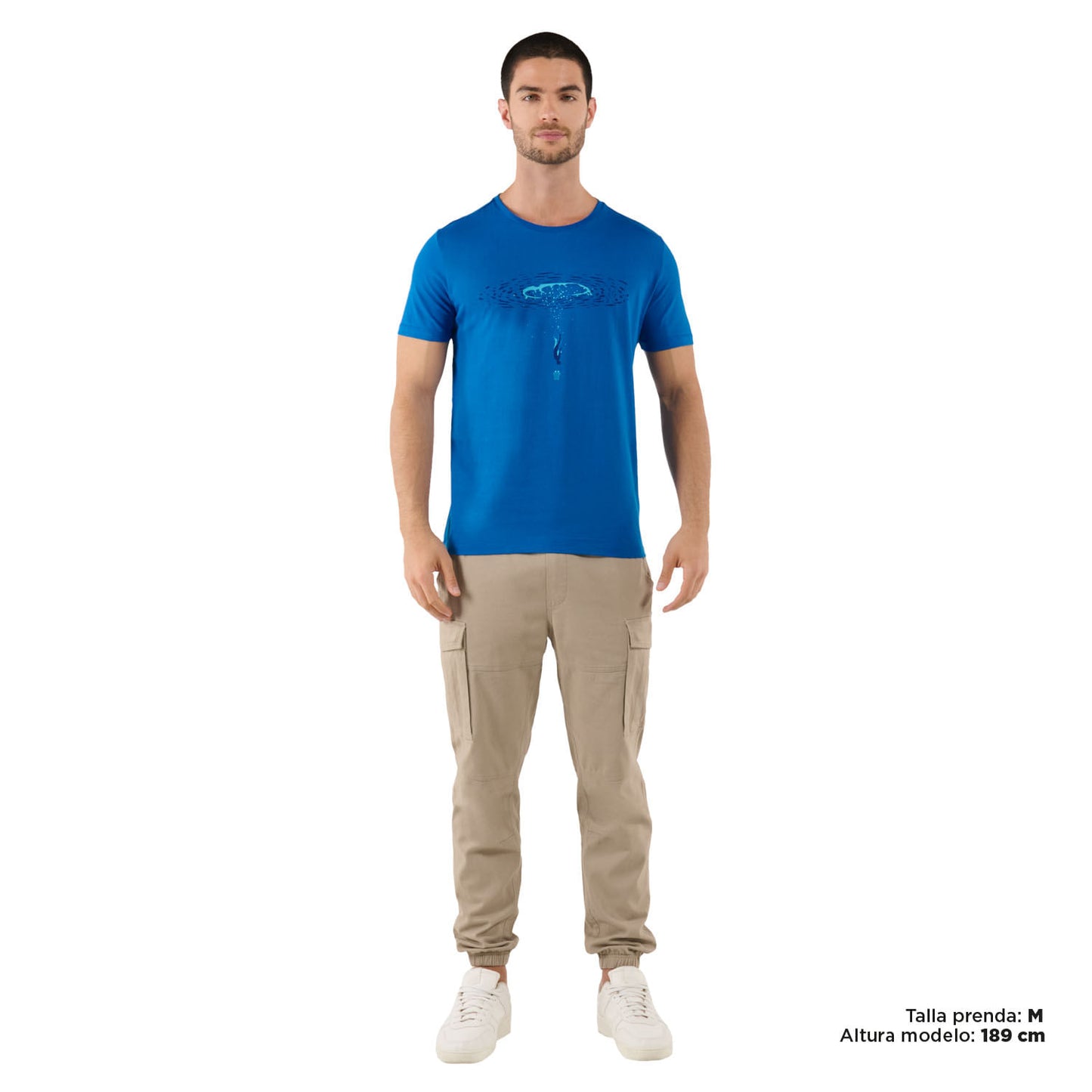 Camiseta masculina Athena Azul