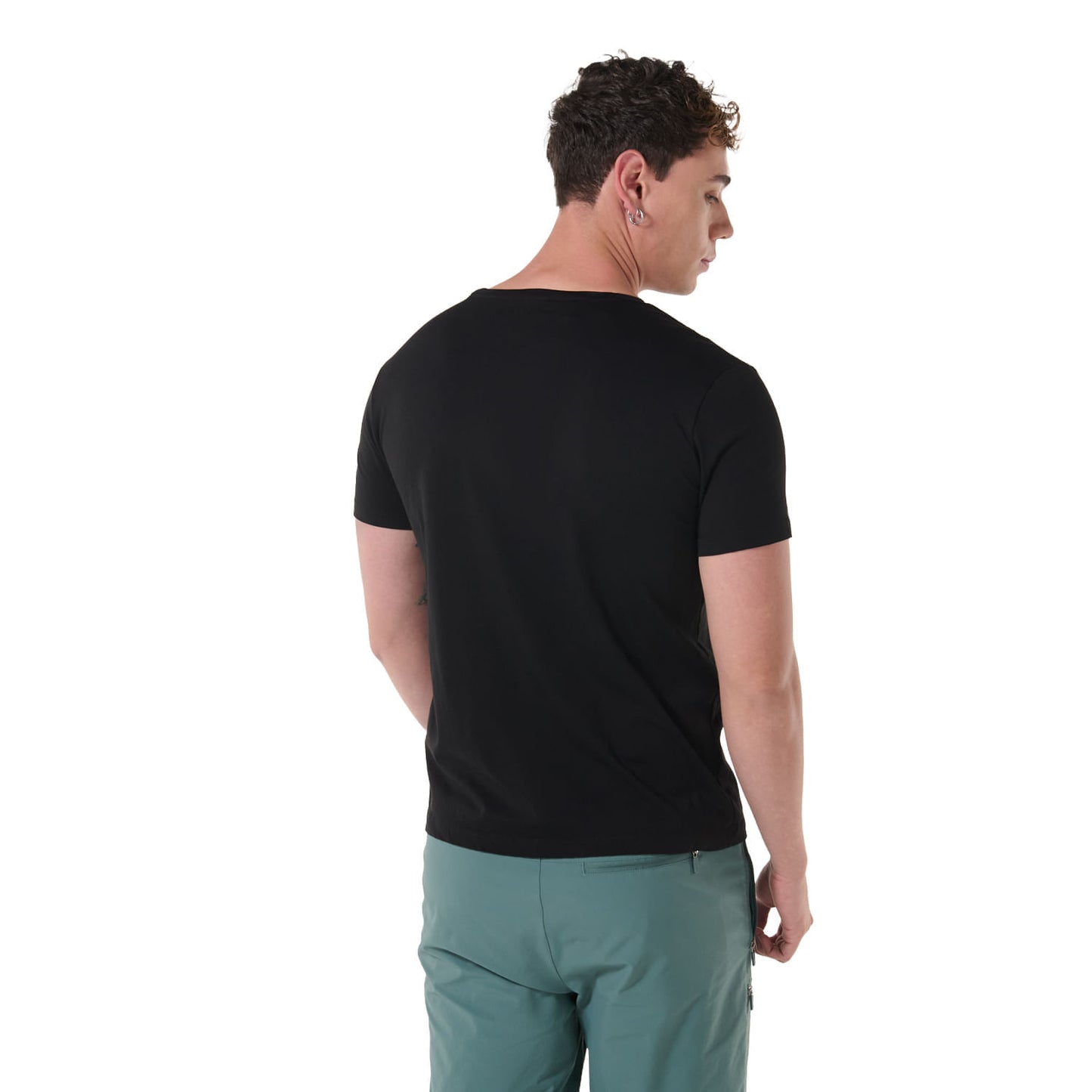 Camiseta Estampada para Hombre Atena Negra