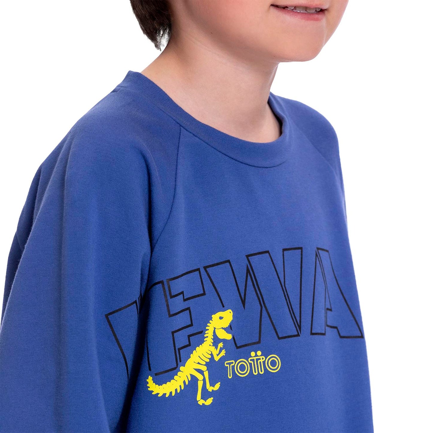 Buzo Cuello Redondo para Niño Hércules Azul