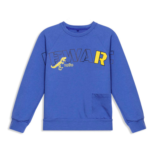 Buzo Cuello Redondo para Niño Hércules Azul