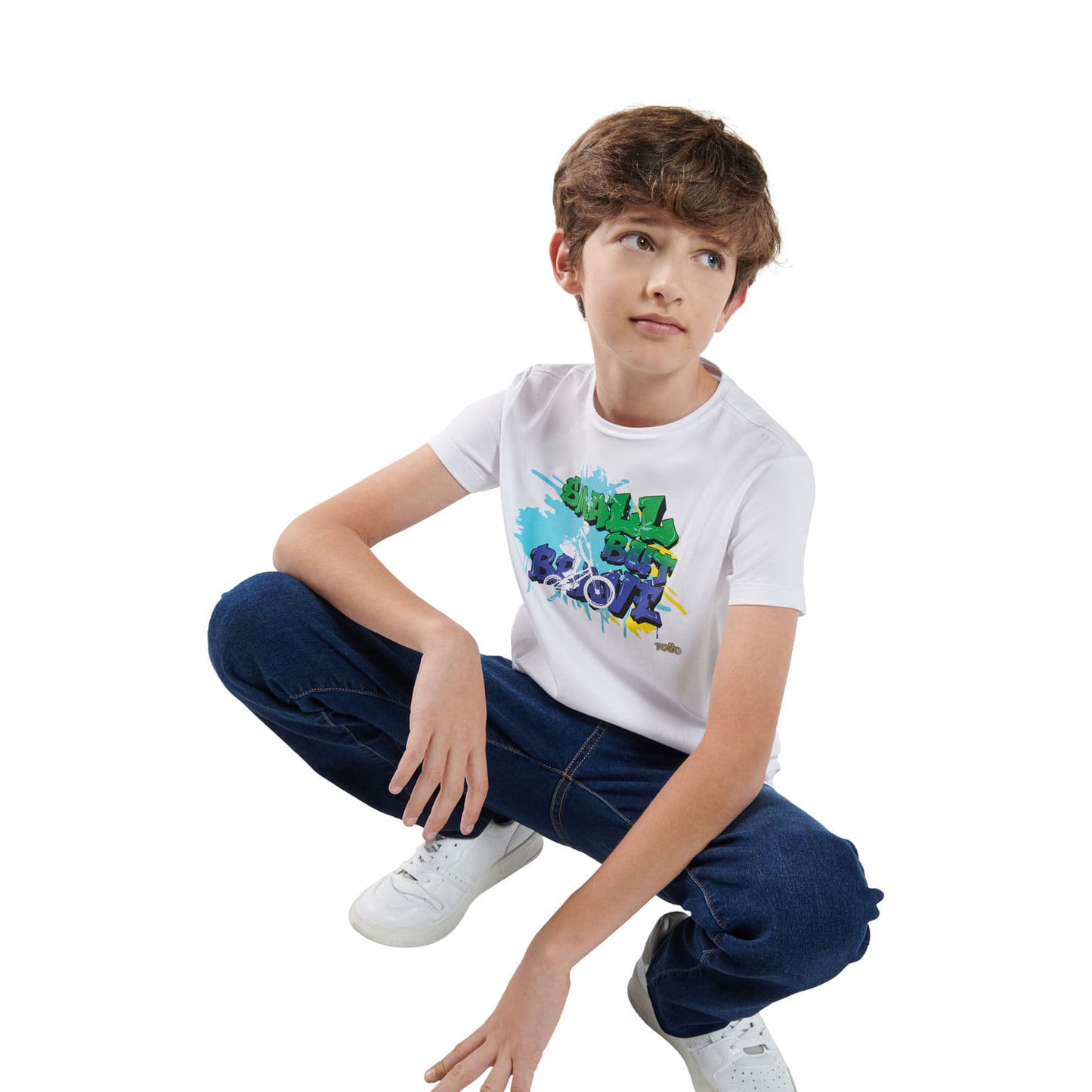 Camiseta para Niño Proyecty 3 Blanca