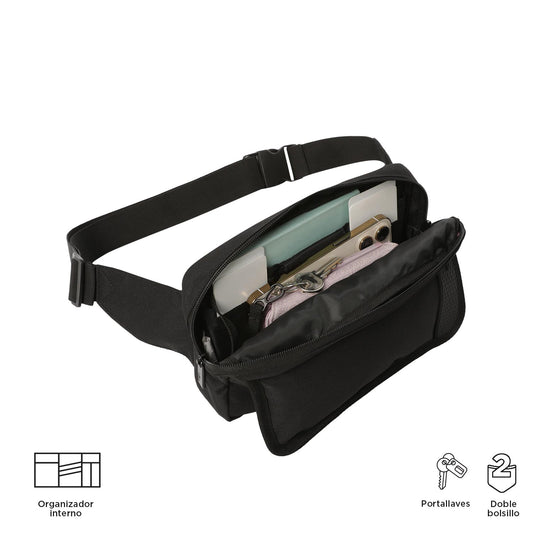 Riñonera Unisex Chill Bee Negra