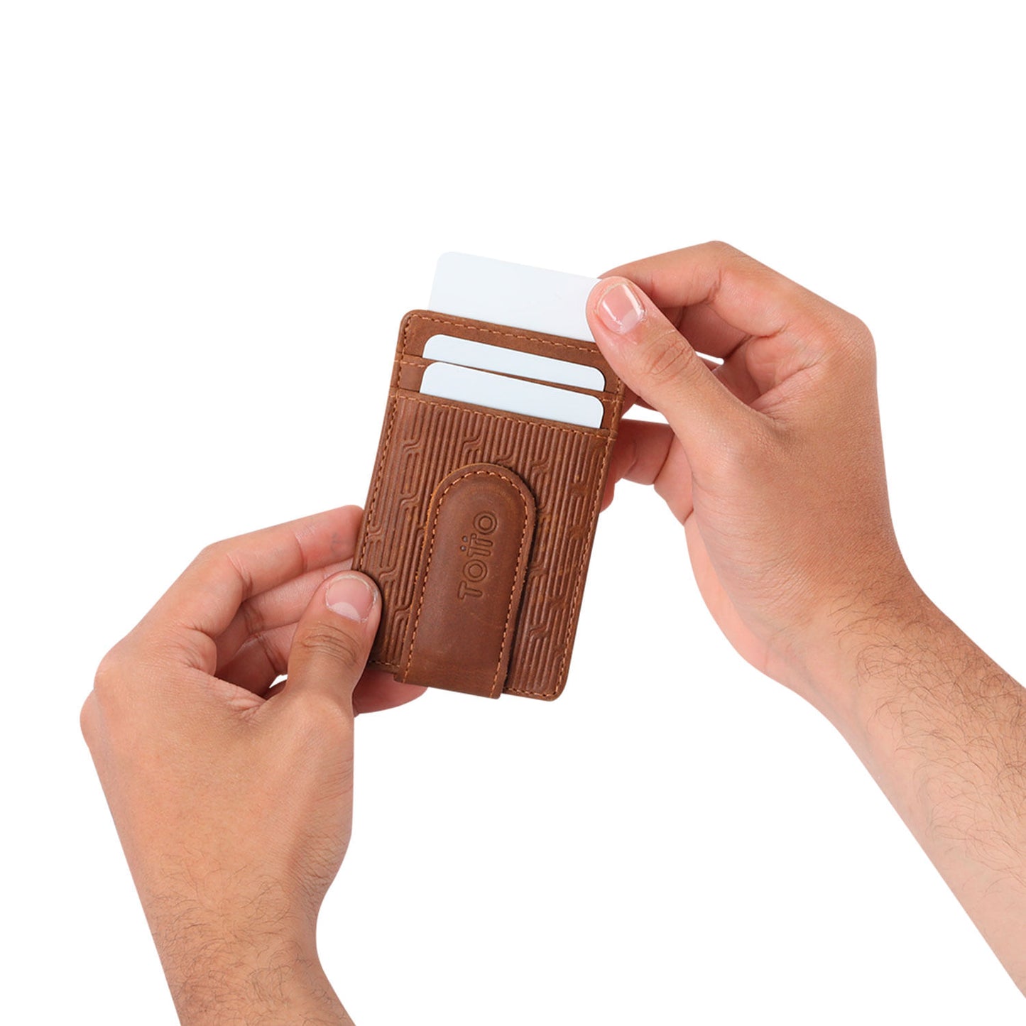 Portadocumentos de Cuero Mag Café