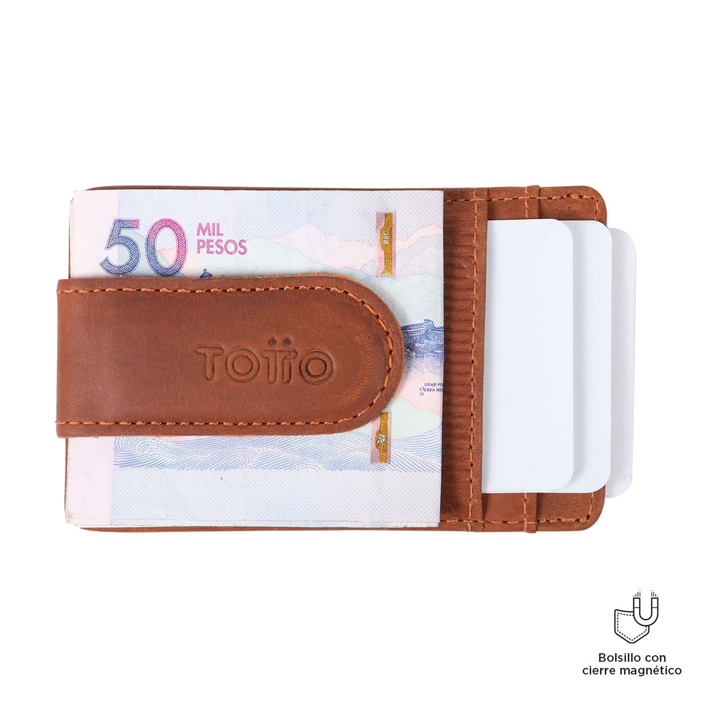 Portadocumentos de Cuero Mag Café