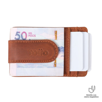 Portadocumentos de Cuero Mag Café