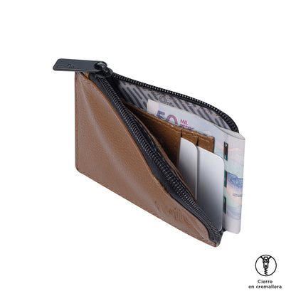 Billetera De Cuero Slice Terreo pequeña