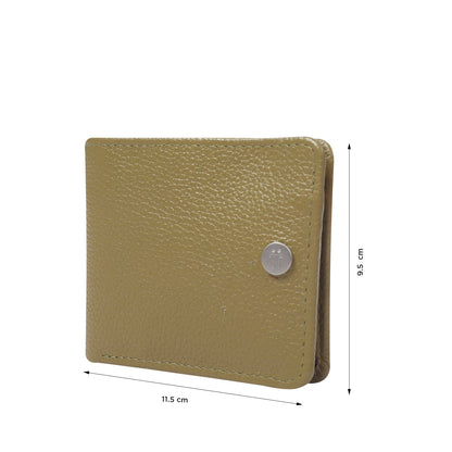 Billetera de Cuero Tooine Amarilla pequeña