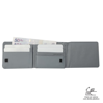 Billetera Ermac 3.0 con RFID Blocker Gris
